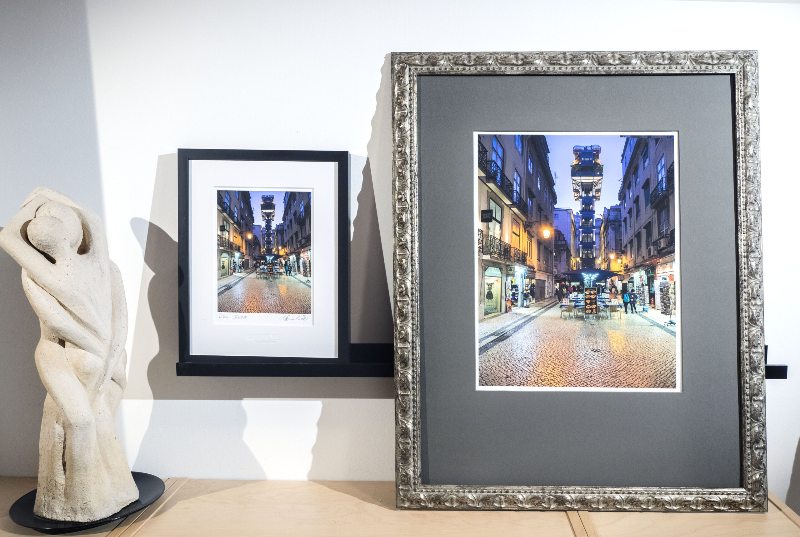 Selbst geschnittene Passepartouts ermöglichen individuelle Maße und Farben