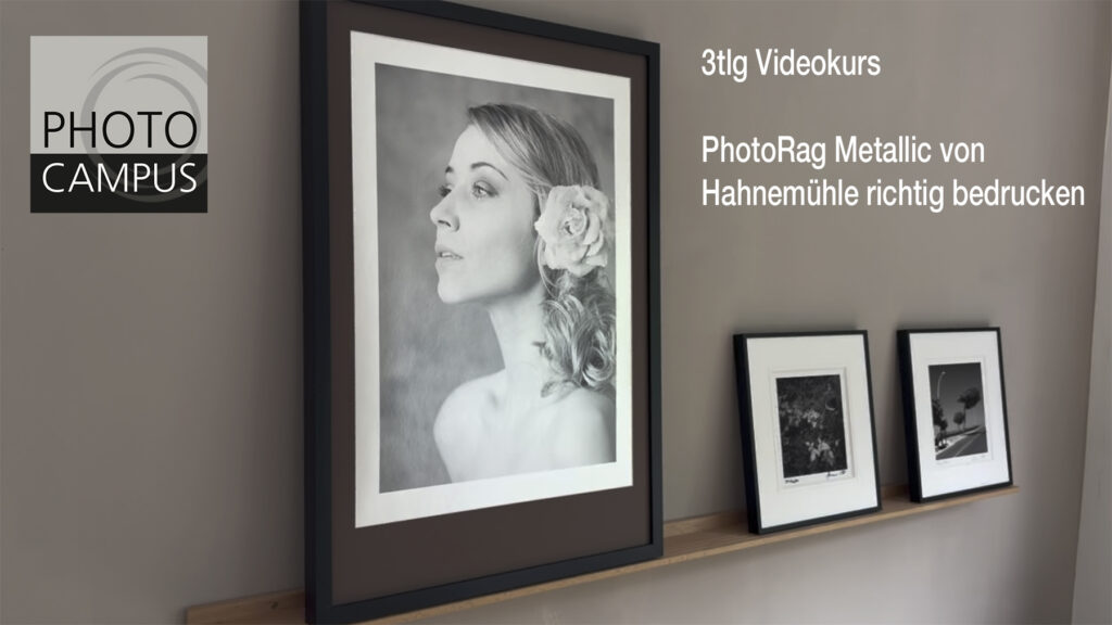 Die irisierende Oberfläche von PhotoRag Metallic verleiht den Motiven eine besondere Ausstrahlung.